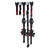 Racor 3 in. H x 20 in. W x 4 in. D Black Steel Ski Storage Rack