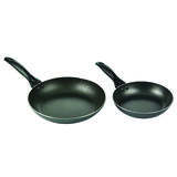 T-Fal Aluminum Fry Pan Set 8 & 10 in. Black