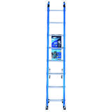 Werner 16 ft. H X 18.13 in. W Fiberglass Extension Ladder Type 1 250 lb