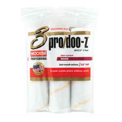 Wooster Pro Doo-Z Woven 3/8 in. x 9 in. W Paint Roller Cover 3 pk For Medium Surfaces