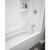 Delta Hycroft 18 in. H x 30 in. W x 60 in. L White Bathtub Acrylic Right Hand Rectangle