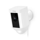 Ring Hardwired Outdoor White Wi-Fi Security Camera