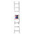 Werner 16 ft. H X 16 in. W Aluminum Extension Ladder Type III 200 lb