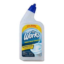 The Works No Scent Toilet Bowl Cleaner 32 oz Liquid