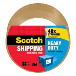 Scotch 1.88 in. W x 54.6 yd. L x 54.6 yd. L x 1.88 in. W Packaging Tape Tan