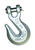 Baron 5 in. H Farm Screw Pin Grab Hook 9200 lb.