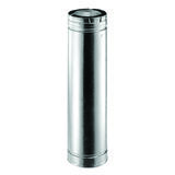 DuraVent 4 in. Dia. x 48 in. L Galvanized Steel Exhaust Vent Pipe