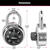 Master Lock 2-9/10 in. H X 1-3/10 in. W Steel Combination Dial Padlock 1 pk