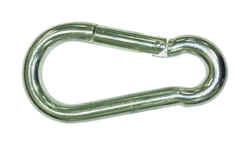 Baron 1/4 in. Dia. x 2-3/8 in. L Zinc-Plated Stainless Steel Spring Snap 80 lb.