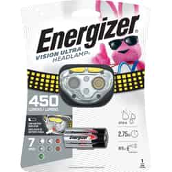 Energizer 400 lumens Black/Yellow LED Headlight AAA Battery