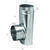 Ace 5 in. L x 4 in. Dia. Black/Silver Aluminum Offset Dryer Connector