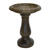 ATHENS STONECASTING Concrete 25.5 in. Bird Bath