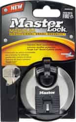 Master Lock 1-1/2 in. H x 1 in. W x 2-3/4 in. L Ball Bearing Locking Shrouded Shackle Padlock Ste
