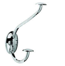 Spectrum 4.75 in. L Chrome Chrome Medium Traditional Coat/Hat Hook 1 pk Chrome