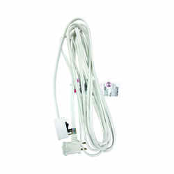 Ace Indoor 15 ft. L White Extension Cord w/Switch 16/2 SPT-2