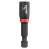 Milwaukee SHOCKWAVE IMPACT DUTY 1.875 in. L x 1/4 inch drive in. Heat-Treated Steel 1/4 in. Hex