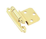 Amerock 2 in. W x 2-3/4 in. L Polished Brass Steel Self-Closing Hinge 2