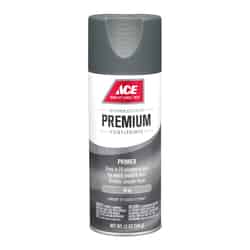 Ace Premium Smooth Enamel Primer Spray Paint Gray 12 oz.