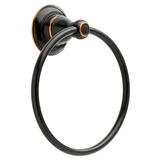 Delta Porter Oil Rubbed Bronze Towel Ring Die Cast Zinc