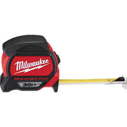 Milwaukee 30 ft. L x 1.83 in. W Premium Magnetic Tape Measure Red 1 pc.