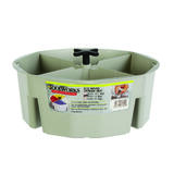 CLC Work Gear 10.5 in. W x 4 in. H 10.5 in. Bucket Tray Black Plastic