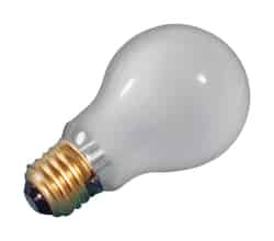 USH 25 watts A19 Incandescent Bulb White Appliance 1 pk