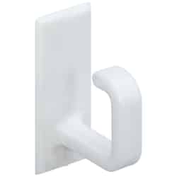 National Hardware White Plastic 1 in. L 3 lb. 1 pk Cup Hook