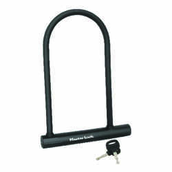 Master Lock 1-3/16 in. H x 1-5/32 in. W x 8-1/4 in. L Steel U-Lock 1 each Double Locking