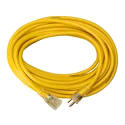 Yellow Jacket 50 ft. L Yellow Extension Cord 12/3 SJTW Outdoor