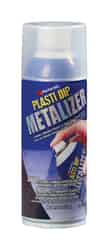 Plasti Dip Metalizer Flat/Matte Silver Multi-Purpose Rubber Coating 11 oz oz