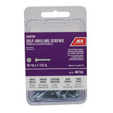 Ace 10 Sizes x 1-1/2 in. L Pan Head Zinc-Plated Steel Self- Drilling Screws Phillips