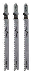 Bosch 4 in. T-Shank Jig Saw Blade 10 TPI Metal 3 pk