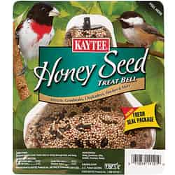 Kaytee Honey Seed Bell Assorted Species Bird Food Block Millet 1 lb.