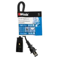 Woods 18/2 HPN 2 ft. L Small Appliance Cord 125 volt