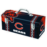 Sainty International Steel Chicago Bears 16.25 in. 7.1 in. W x 7.75 in. H Art Deco Tool Box