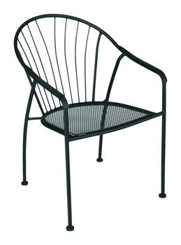 Living Accents Black Steel Winston Chair