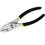 Stanley 6 in. Alloy Steel Slip Joint Pliers Yellow 1 pk