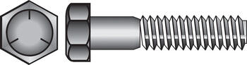 HILLMAN 5/16 in. Dia. x 1/2 in. L Heat Treated Zinc Steel Hex Head Cap Screw 100 box