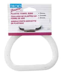 Decko Chrome Towel Ring Plastic