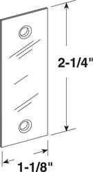 Covering the mortise hole on a door's edge