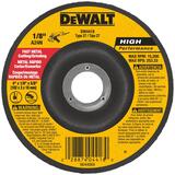 DeWalt High Performance 4 in. Dia. x 5/8 in. x 1/8 in. thick Aluminum Oxide Metal Grinding Whe