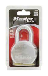 Master Lock 2-3/16 in. H x 1 in. W x 2-1/2 in. L Dual Ball Bearing Locking Padlock 1 each Steel