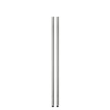 Honey Can Do 54 in. H x 1 in. W x 1 in. D Steel Shelf Pole with Leg Levelers