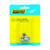 Seachoice Polished 1-1/4 in. L x 1-1/4 in. W 2 pc. Utility Hooks Stainless Steel