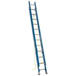 Werner 24 ft. H X 18.13 in. W Fiberglass Extension Ladder Type 1 250 lb