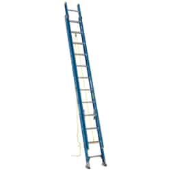 Werner 24 ft. H X 18.13 in. W Fiberglass Extension Ladder Type 1 250 lb