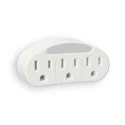 Amerelle Automatic Plug-in Incandescent Night Light w/Outlet