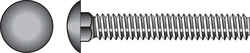 HILLMAN 1/2 Dia. x 5 in. L Zinc-Plated Steel Carriage Bolt 25 pk