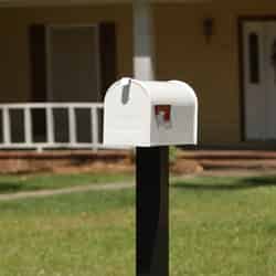 Gibraltar Mailboxes Elite Galvanized Steel Post Mounted 8-3/4 in. H x 6-7/8 in. W x 8-3/4 in. H