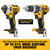 DeWalt 20V MAX XR 20 V Cordless Brushless 2 Hammer Drill and Impact Driver Kit